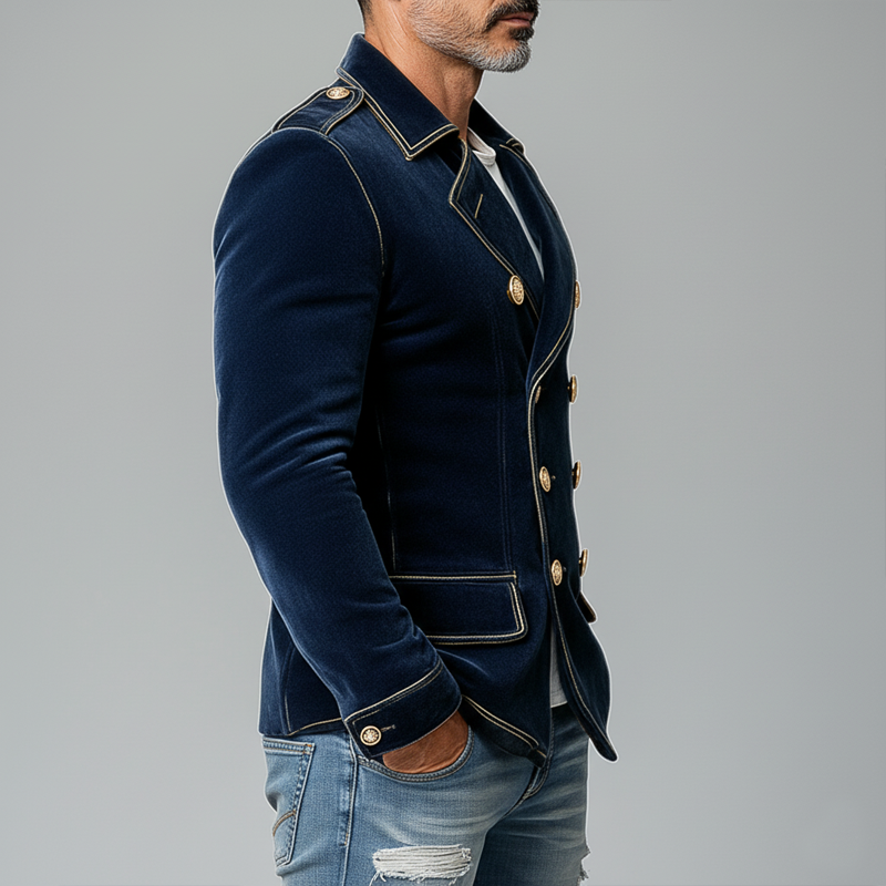 Jaxeran - طول القدم معطف أنيق غير رسمي