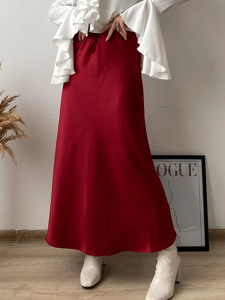 Seravinna -تنورة ماكسي أنيقة وعصرية